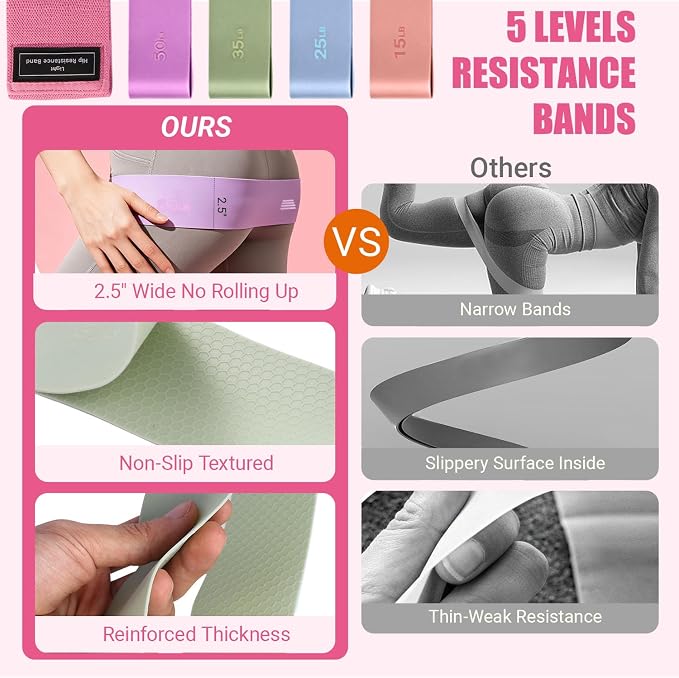 Qinkada Pilates Kit, Pilates Equipment Home Workout Essentials Set with 15" Pilates Ring and Yoga Ball, Resistance Bands, Figure 8 Resistance Band, Arm Exerciser, Yoga Strap, Socks, Bag Accessories
