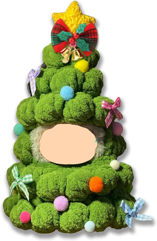 Designer Clothes for Dolls Accessories15cm /17cm Doll Clothing Set Replacement Pink Outfit 5Pcs Set (Green Christmas Tree Style)