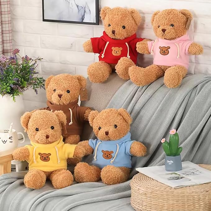 Teddy Bear Stuffed Animal, Teddy Bear Plush Toy, Birthday for Kids Boys Girls Friends (Pink, 12inch)