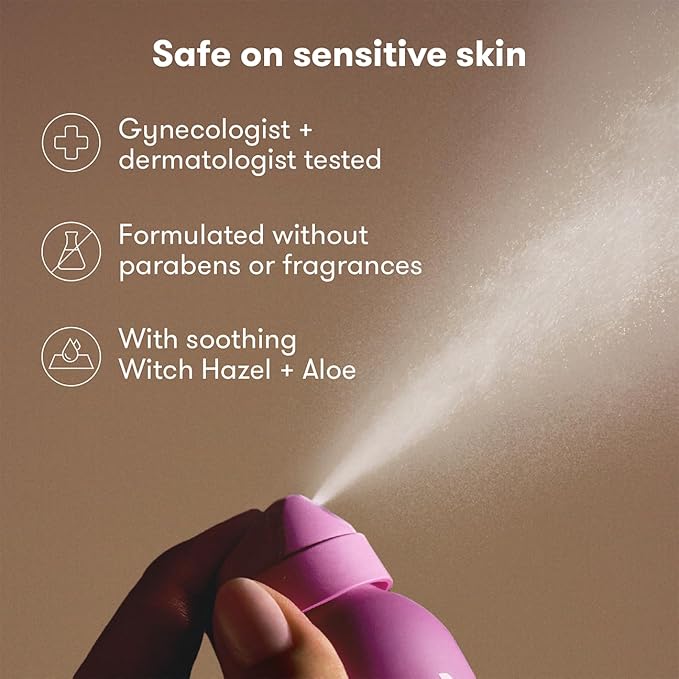 Frida Mom Anesthetic Spray, Hospital Strength Benzocaine and Glycerin for Instant Relief and Healing, Dermatologist Tested, with Aloe and Witch Hazel, Postpartum Essentials, 3.5oz