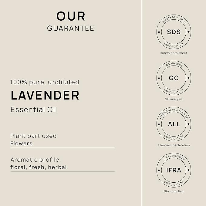 VINEVIDA Lavender Essential Oil - Gallon Lavender Oil Undiluted - Bulk Gallon Essential Oil for Soap Making & DIY Candle Scents - 8 lbs