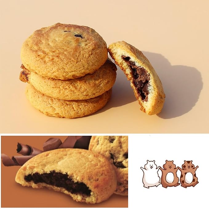 Gong Jooo MaMa CW(Chung Woo) Korean Chewy Filled Rice Cake Cookie Variety Gift Box (BRONOIR 12)