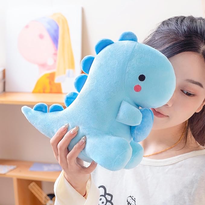 Dinosaur Stuffed Animal, Dinosaur Plush Toy, Loving Soft Dino Plush Toy, Sweet Romantic Cute Dinosaur Plush Toy(10.8 inch)
