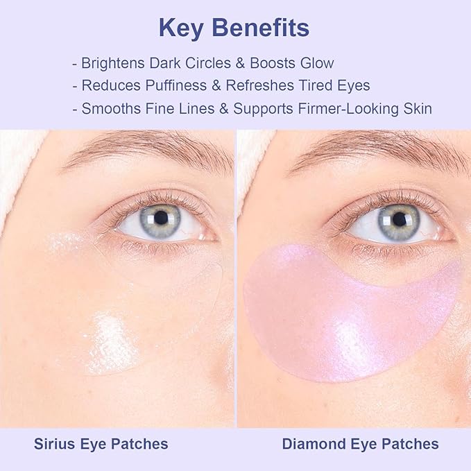 Ultimate Duo-pack Under Eye Patches 28 Pairs, 15-Min Revive Hydrogel Eye Masks with Caffeine Retinol Niacinamide to Reduce Dark Circles Puffiness Wrinkles, Refresh Tired Eyes, Bridesmaid Women Gifts