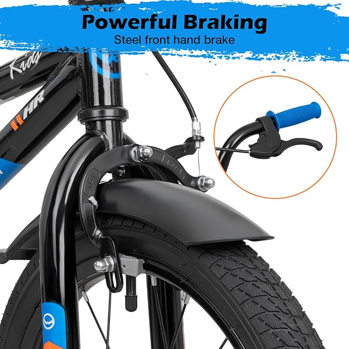 WEIZE Kids Bike,14 16 20 Inch Children Bicycle for Boys Girls Ages 3-12 Years Old, Rider Height 32-60 Inch, Coaster Brake, Multiple Color Options
