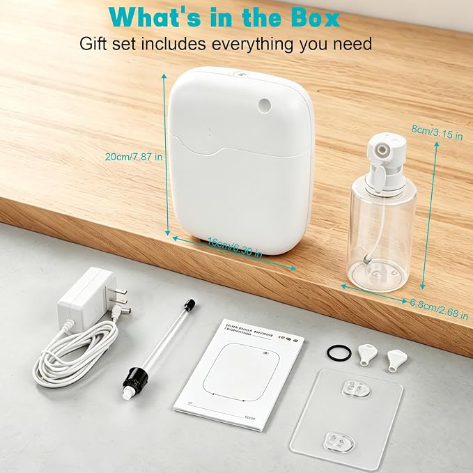 Scent Air Machine for Home, Bluetooth Smart Cold Air Scent Machine with 400ml Oil Bottle, 2000 Sq.Ft Coverage Aromatherapy Diffusers for Large Room Home Hotel Office Spa with App Control (White)