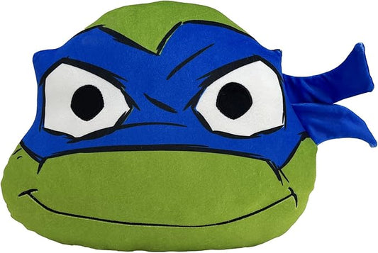 Northwest Teenage Mutant Ninja Turtles Its Leo Cloud Pillow 12" – TMNT Plush Stuffed Toy, Kids Room Decor, Cartoon Character Throw Pillow, Gift for Boys & Girls
