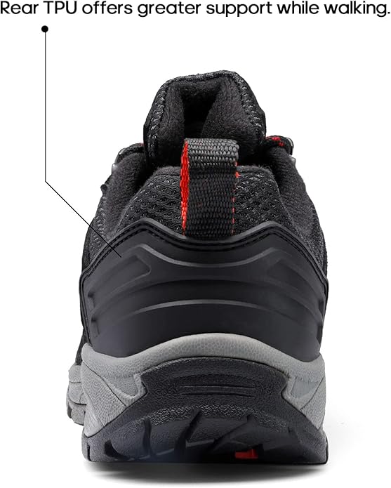 NORTIV 8 Women's Lightweight Hiking Shoes | Breathable Walking Sneakers Slip-Resistant For Outdoor Work Travel Daily Wear Wander