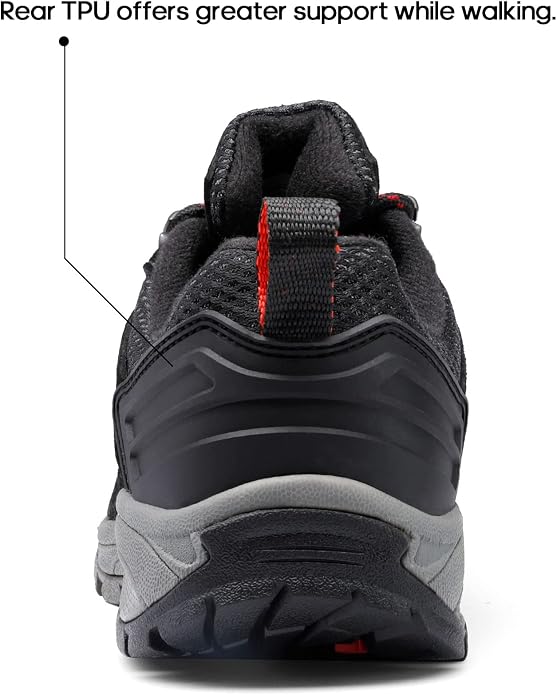 NORTIV 8 Women's Lightweight Hiking Shoes | Breathable Walking Sneakers Slip-Resistant For Outdoor Work Travel Daily Wear Wander