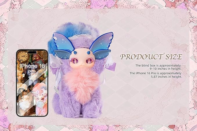 Maomaolong Plush Blind Box， Plush Figure Toys 1PC (1 of 7 Possible Styles) Collectible Birthday Gifts 7 in