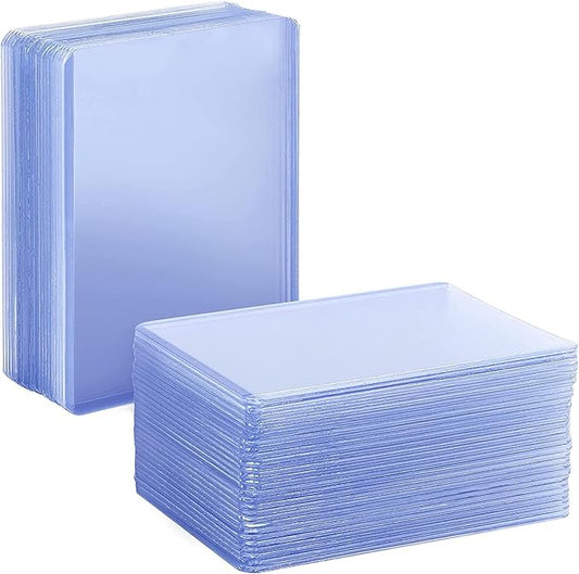 400 PCS Toploaders and Panny Sleeves - Premium Hard Plastic Card Protectors, Trading Card Sleeves,for Baseball Game Sports Collectible Card (200 PCS Toploader + 200 PCS Penny Sleeves)