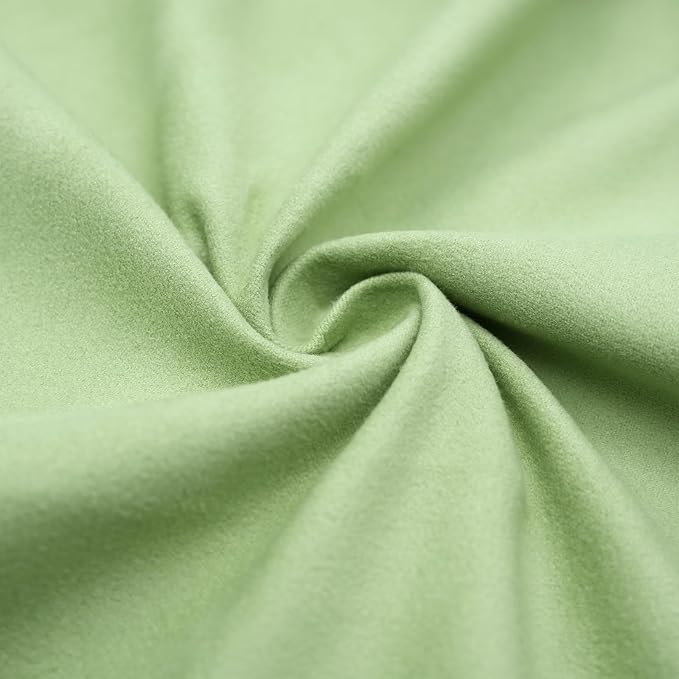Eunzel Hot Yoga Towel Non Slip Yoga Mat Towel Non-Slip Sweat Absorbent Microfiber Towel for Hot Yoga, Pilates and Workout 72" x 26.5", Olive