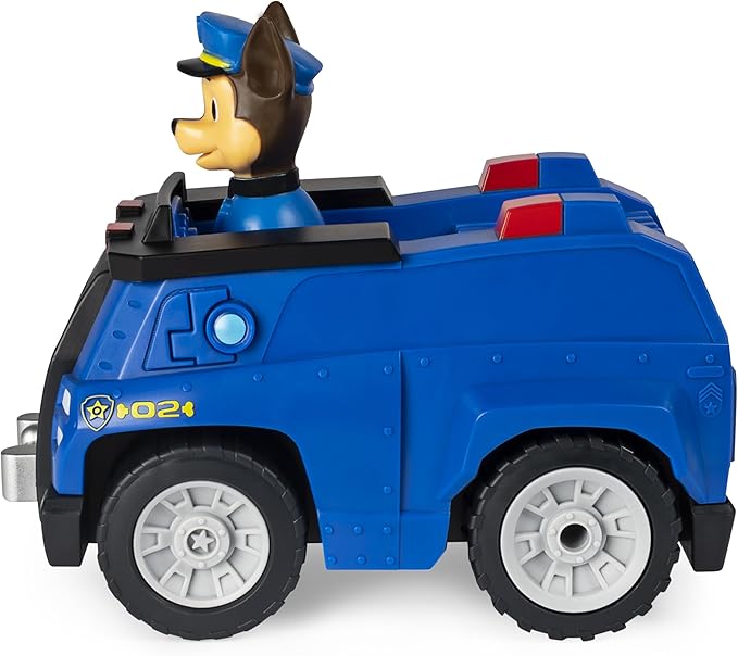 Paw Patrol, Chase Remote Control Police Cruiser with 2-Way Steering, for Kids Aged 3 and Up