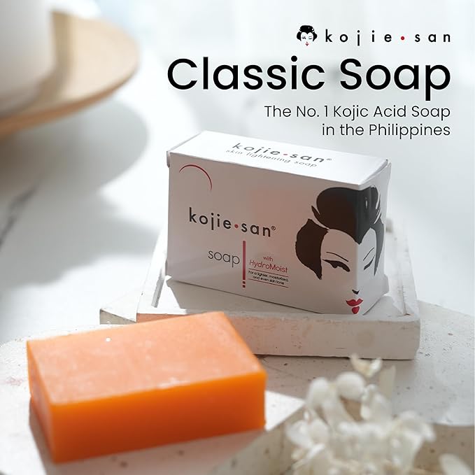 Kojie San Orange Whitening Soap, 3 x 65 g