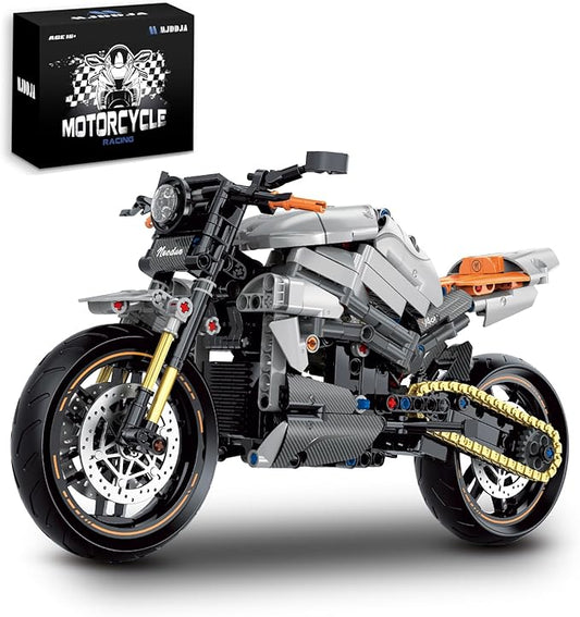 1:8 Motorcycle Building Set for Adults, Building Blocks for Adults, Collectible Toy for 14 15 16+ Years Old Boys, Teenage Boys Gifts on Birthday(579PCS)