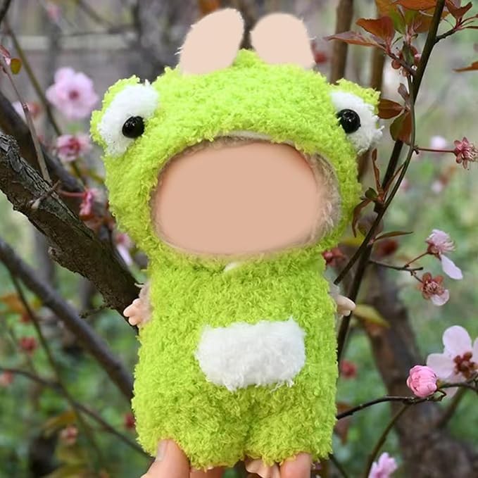 Clothes for 17cm Dolls Cute Animal Clothes Accessories, FashionOutfit Suitable for 6.69inch (17cm) Doll Soft Cotton Clothing Replacement(No Doll)