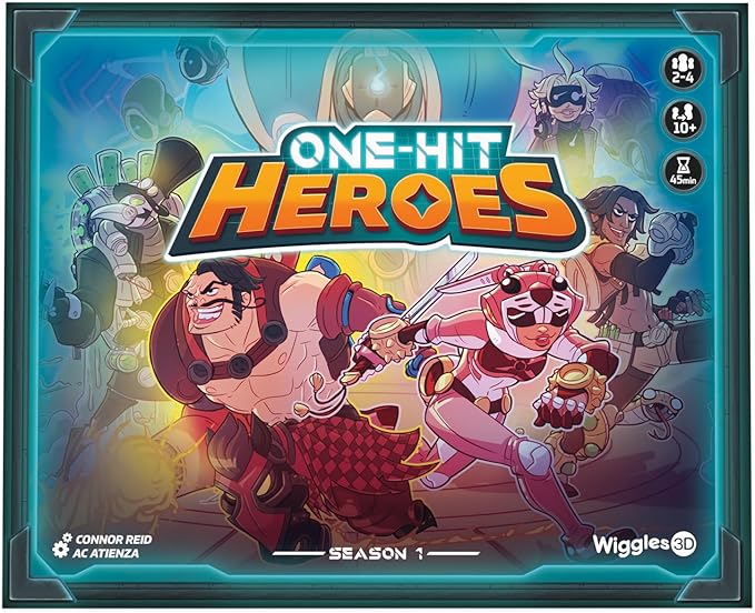 Wiggles 3D One-Hit Heroes | Cooperative Boss Battle Card Game Tense 1-HP Combat | Deck Builder Strategy | Ages 10+ | 1–4 Players