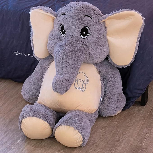 Elephant Stuffed Animal 21'',Large Stuffed Elephant Plush Toy,Soft Huggable Cute Elephant Plush Toy for Girls Boys Kids Babies,Gifts for Birthday Mother's Day Christmas
