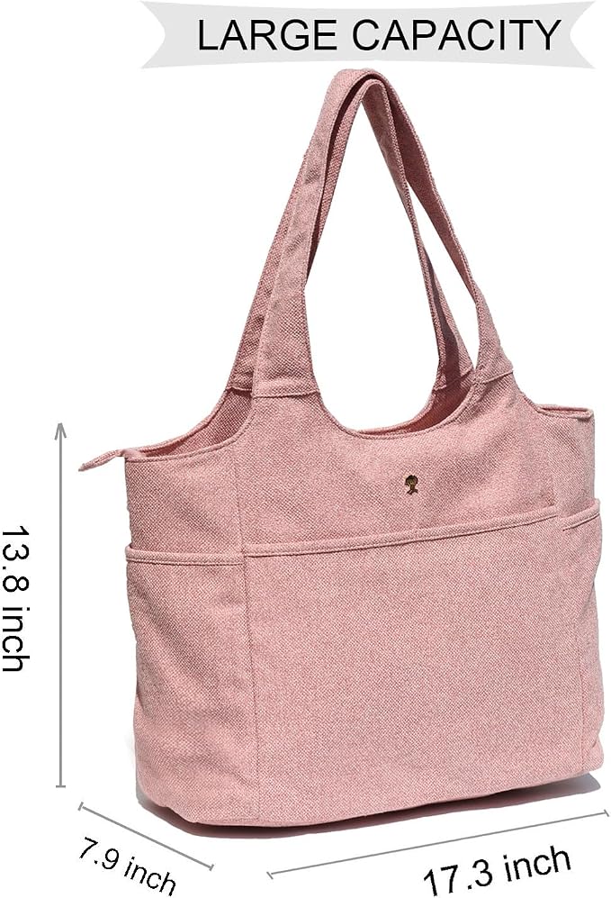 ESVAN Yoga Tote Bag Mat bag Women Shoulder Bags Carryall Tote for Travel Office Workout Gym Nurse Beach