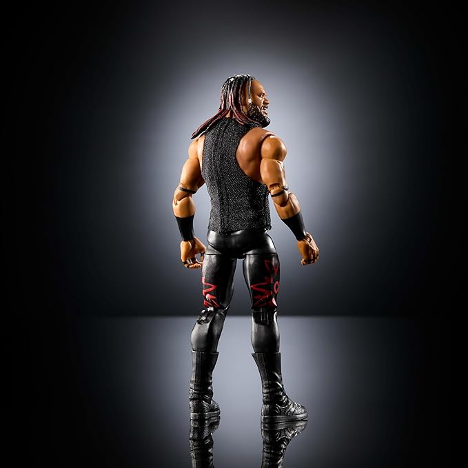 Mattel WWE Elite Action Figure & Accessories, Series #118, 6-inch Collectible Jacob Fatu with 25 Articulation Points & Swappable Hands
