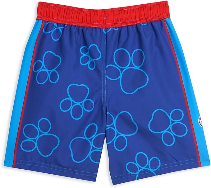 Nickelodeon Paw Patrol Pullover Rash Guard and Swim Trunks UPF 50+ Outfit Set Toddler to Big Kid Sizes (2T - 10-12)