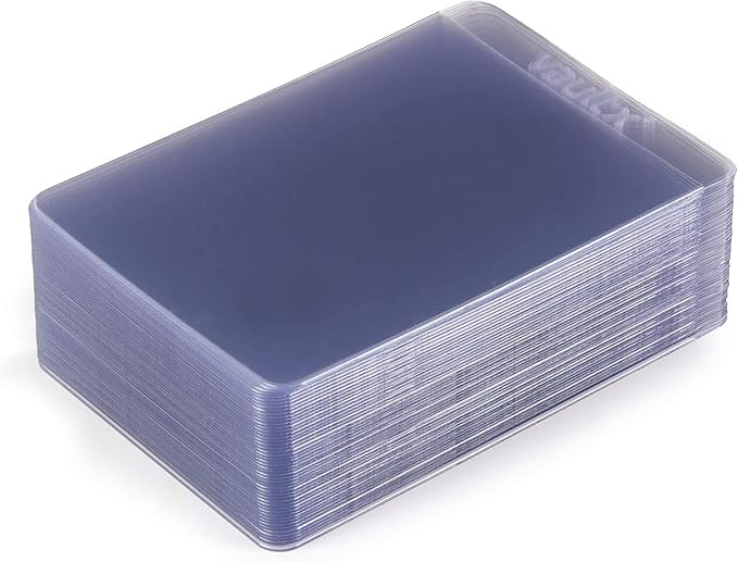 Vault X Semi-Rigid Trading Card Holders (200 Pack), Hard Sleeves for Trading Card Grading Submissions, Card Protectors