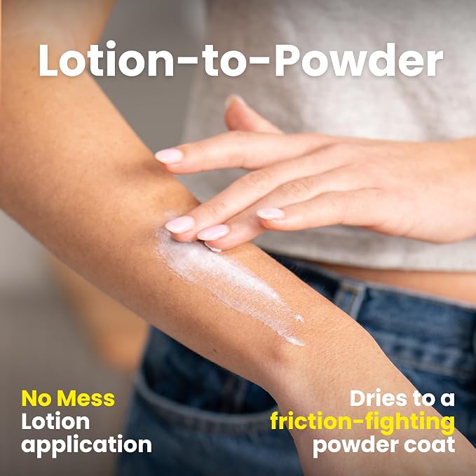 Lady Parts Whole Body Deodorant Lotion For Women | POWDER LOTION for Privates & Body to Stop Odor & Friction | Aluminum Free | CocoVanilla Scent | 4oz