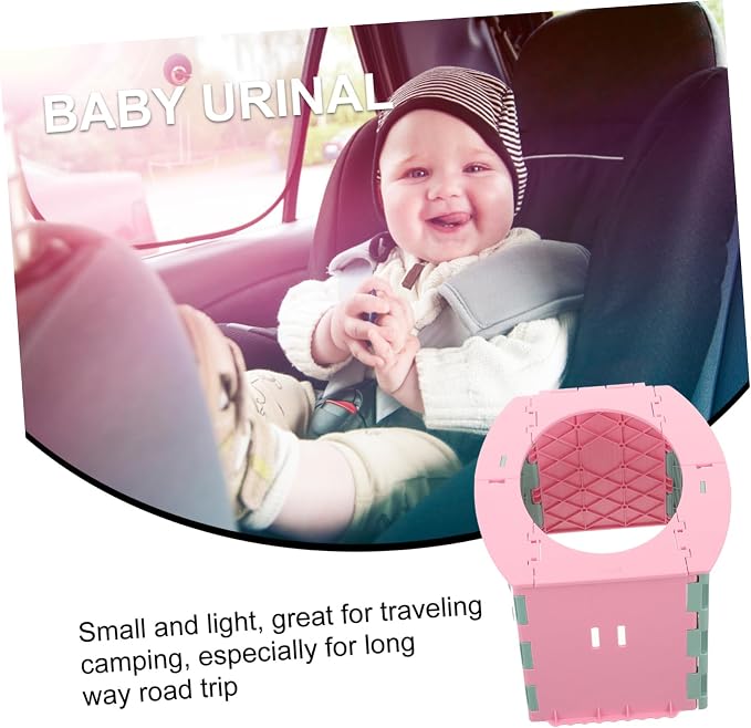 Generic Boy Girl Portable Foldable Potty Seat Travel Training Toilet for Toddlers Compact Lightweight for Indoor and Outdoor Use