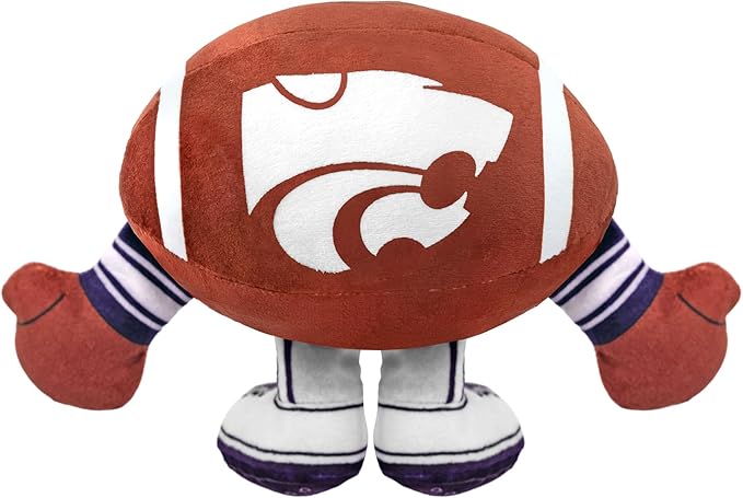 Bleacher Creatures Kansas State Wildcats 8" Kuricha Football Sitting Plush - Soft Chibi Inspired Plush