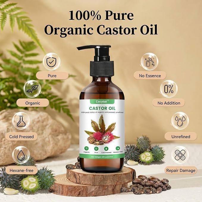 Castor Oil Pack Wrap Boost Wellness Overall, Reusable Organic Castor Oil Packs with Soft Cotton Lining for Stomach Neck Breast Easy to Use