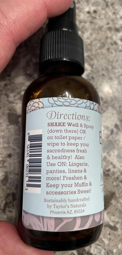 Taylors ELEVATED Muffin Mist – Natural Feminine Spray| 5 Scents | Yoni Oil | Vegan | Herbal Infused Oil helps Soothe Vaginal Dryness, Itch, Soreness, Odor | Feminine Hygiene | Postpartum (Balanced)