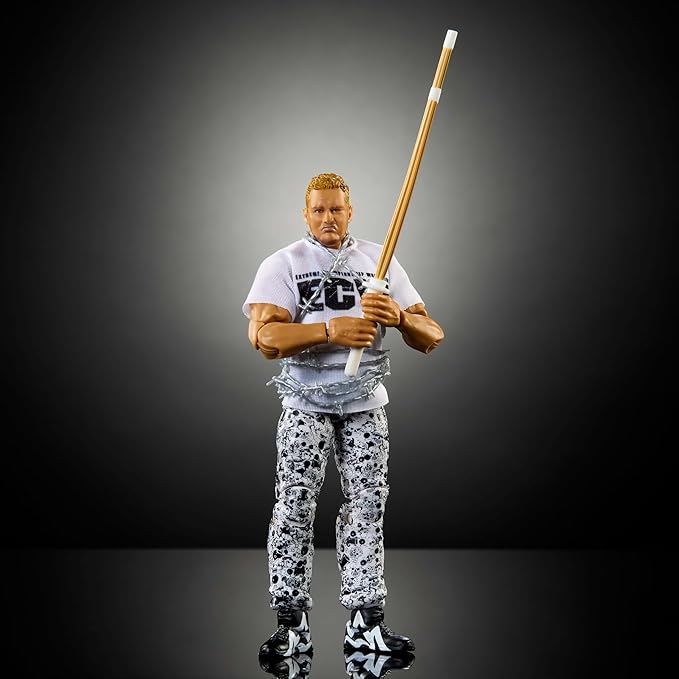 Mattel WWE Elite Action Figure & Accessories, 6-inch Collectible The Sandman with 25 Articulation Points, Life-Like Look & Swappable Hands