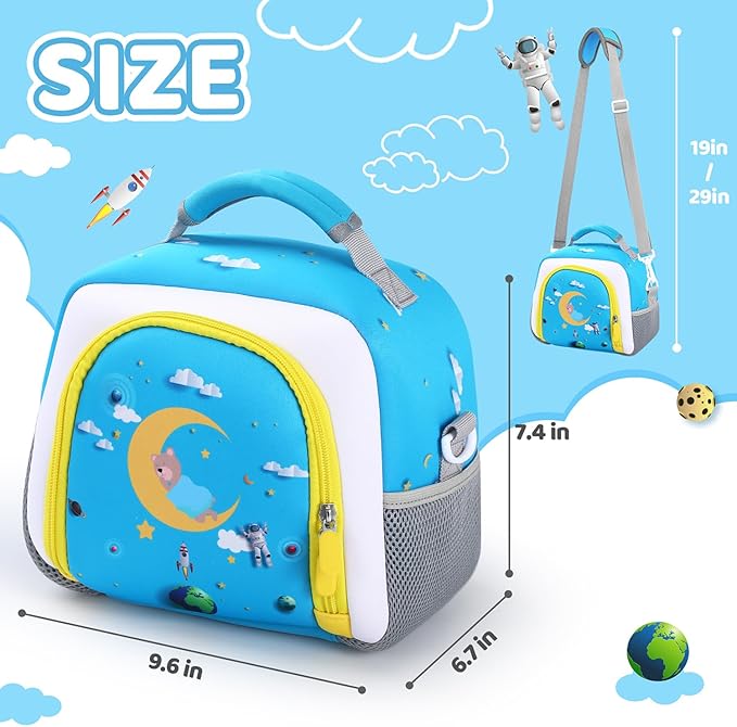 Carrying case Bag Compatible with Little Tikes Story Dream Machine Books Starter Set，Storage for Storybook, Audio Play, Character Travel Bag (Light Blue)