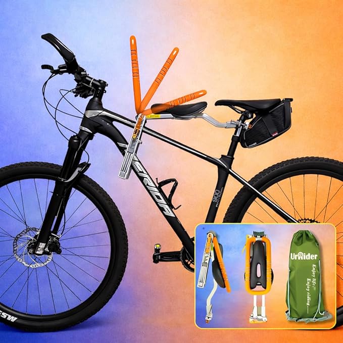 Child Bike Seat, Front Mount Kids Bike Seat,Fit Mountain Bikes, Cruiser Bikes, Folding Bikes, Ultra Light,Portable, Tool-Free, Quick-Release,Toddler Bike Seat for 2-6 Years(up to 60lbs)