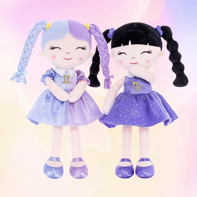 Baby Girl Gifts Plush Dolls Constellations Zodiac Doll Birthday Gift 17 inches Capricorni