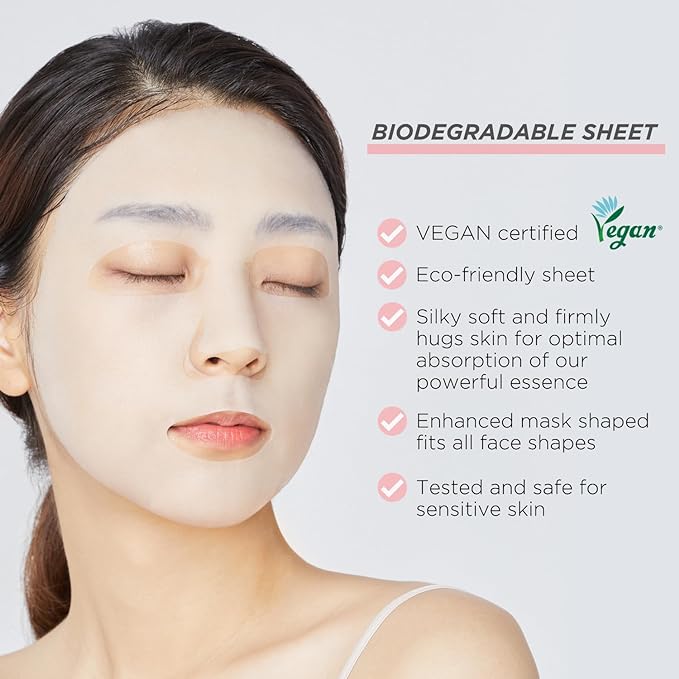 Mediheal Official Best Korean Sheet Mask - Collagen Essential Face Mask 10 Sheets Lifting and Firming For All Skin Types Value Sets (Pack of 2)