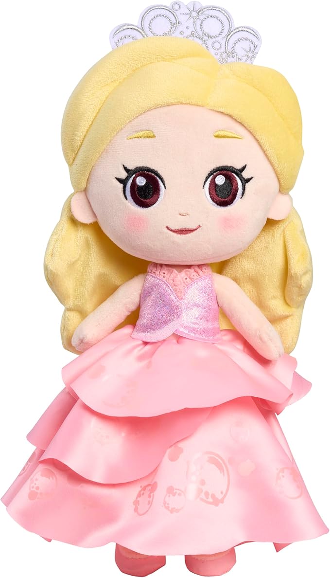 WICKED Universal Small 14-inch Plush Glinda Doll, Amazon Exclusive, Easter Basket Fillers, Gifts, Presents, Toy for Fans, Collectors, Teens, Girls, Kids, Ages 3 and Up
