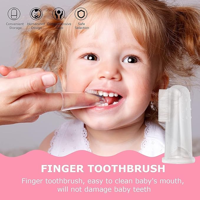 Baby Healthcare and Grooming Kit, 20 in 1 Portable Baby Safety Care Set with Hair Brush Comb Nasal Aspirator Electric Nail Trimmer Set Baby Essentials kit for Newborn Boys Girls (Pink)