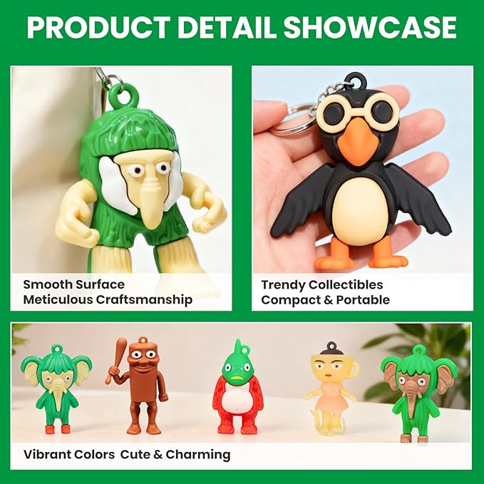 Italian Brainrot Tralalero Tralala Action Figure Tung Tung Tung Sahur 25 PCS Decorative Piece Italian Brainrot Birthday Decorations Animal Figurine Doll Birthday Party Favors Gift