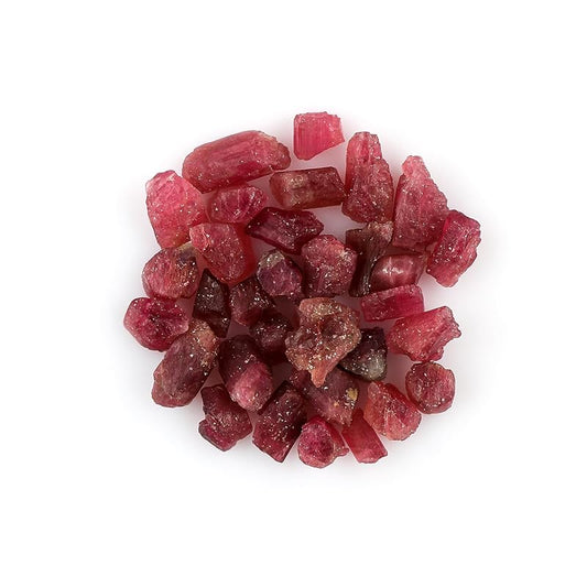 50 carats Raw Rubellite/Pink Tourmaline Rough Gemstone, Natural Crystals, Healing Stones, Wholesale Bulk Lot, Jewelry Making Supply, Stone, DIY Stones
