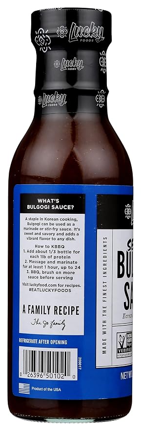 Lucky Foods, Korean BBQ Bulgogi Sauce, 13.2 Ounce