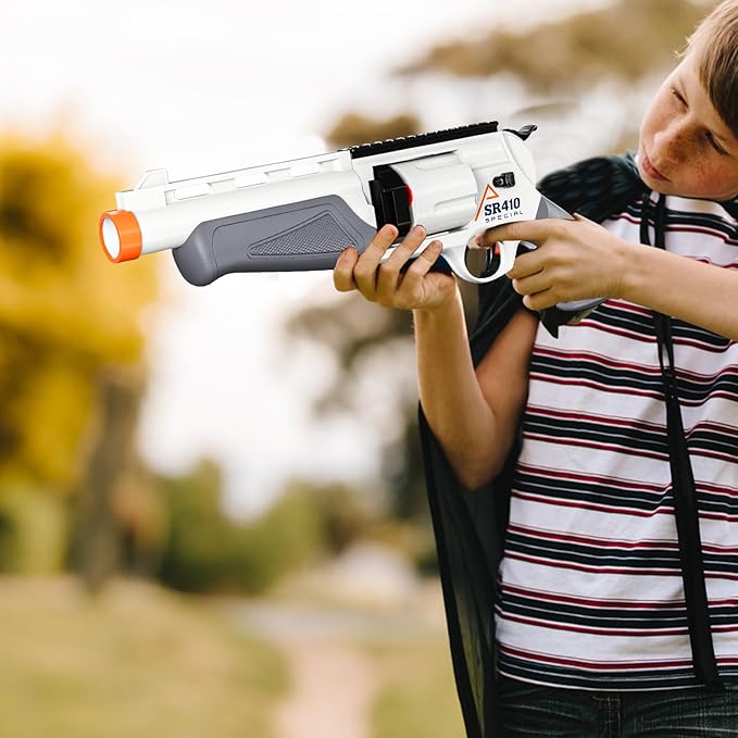 Soft Bullet Shotgun Toy Gun - Foam Blaster Dart Sniper Rifle with Scope Boys Halloween Xmas Birthday Kids Age 8-12 Year Old Fake Pistol Young Revolver Cap Guns Outdoor Children Play CS