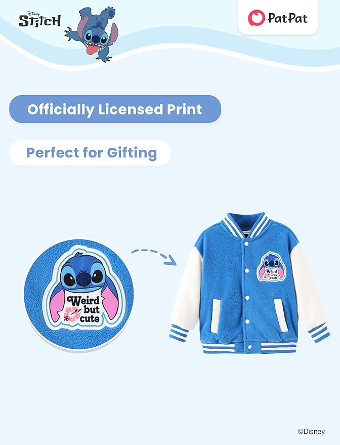 Disney Minnie Mickey Stitch Princess Frozen Marvel Jacket Lightweight Coat Button up Color Block Sweatshirt Sizes 2-14 Years