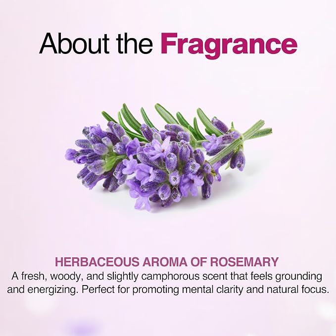 Nourish Mantra Organic Rosemary Essential Oil for Massage, Aromatherapy & Skin|100% Pure, USDA Certified Organic Rosemary Essential Oil|Perfect for Diffuser, Home & Car