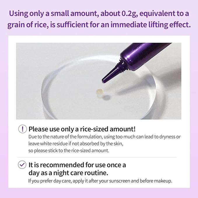 Retinol Volume Eyebag Cream - Reduce Puffy Eyes, Undereye Bags, Firming with Retinol, Korean Skincare Hydrating, Lifting Cream 10ml / 0.33 Fl Oz