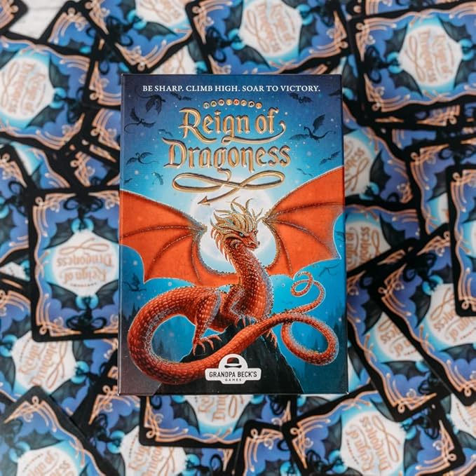 Grandpa Beck's Games Reign of Dragoness Card Game | A Strategic Hand Elimination Card Game | from The Creators of Cover Your Assets & Skull King | 3-8 Players 8+