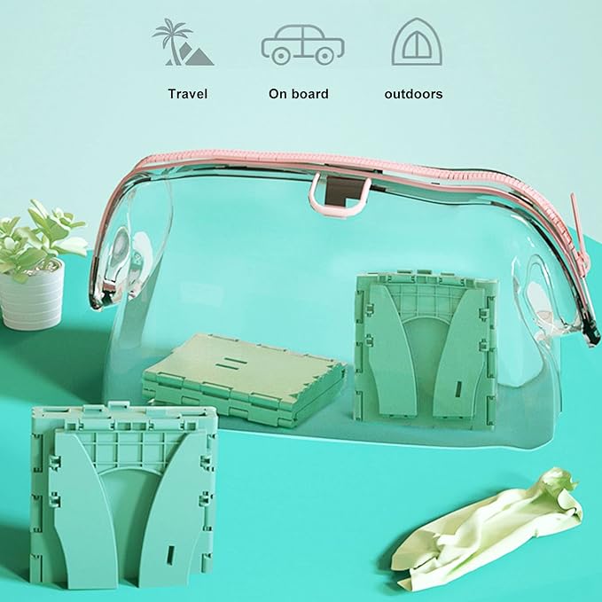 RiToEasysports Travel Potty,Portable and Foldable Toilet for Kids Boys Girls for Car, Camping, Outdoor, Indoor (Green)