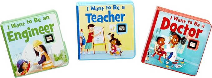 Little Tikes Story Dream Machine I Want to Be: Helper Collection, Storytime, Books, Audio Character, Toy Gift for Toddlers, Kids Girls Boys Ages 3+