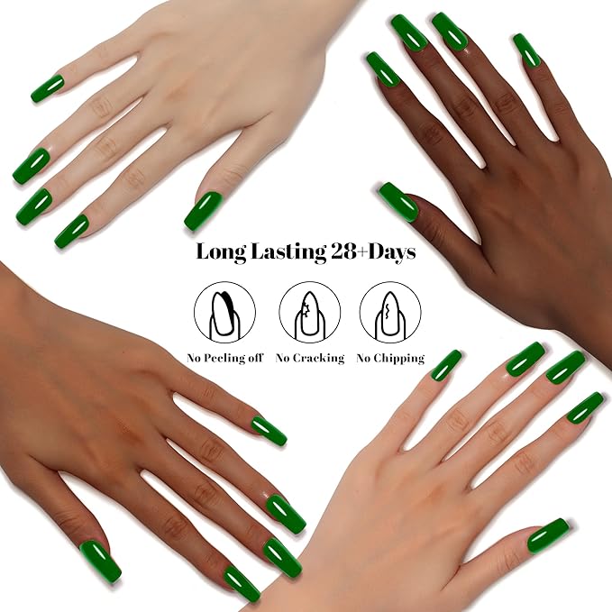 YTD Likomey Field Green Gel Nail Polish,15ml Salon Home DIY Manicure and Pedicure Fall Winter UV Color Varnish,CS452