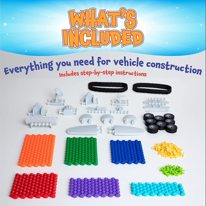POPULAR PLAYTHINGS Clipstix Deluxe, 150 Pieces